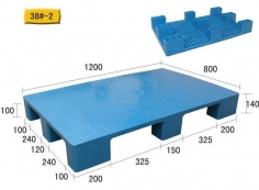 T38#-2九腳平板塑料托盤(1208)